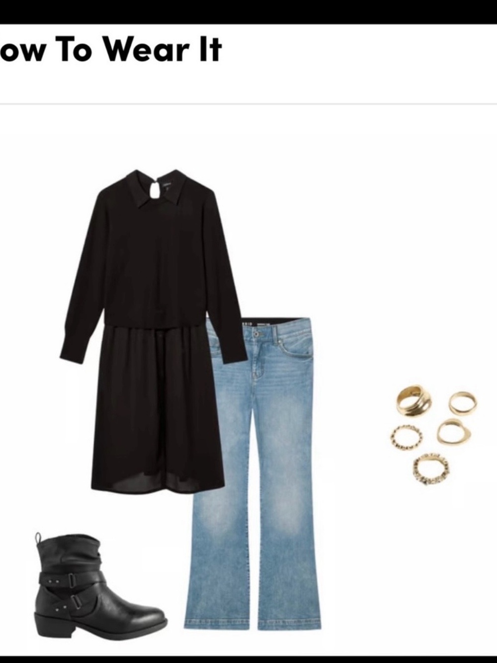 torrid Black Long Sleeve Collared Midi Dress